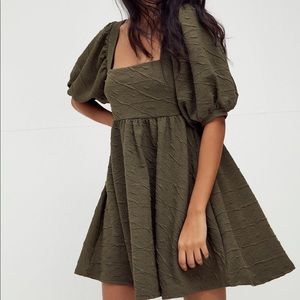 Free People Violet Textured Mini Dress